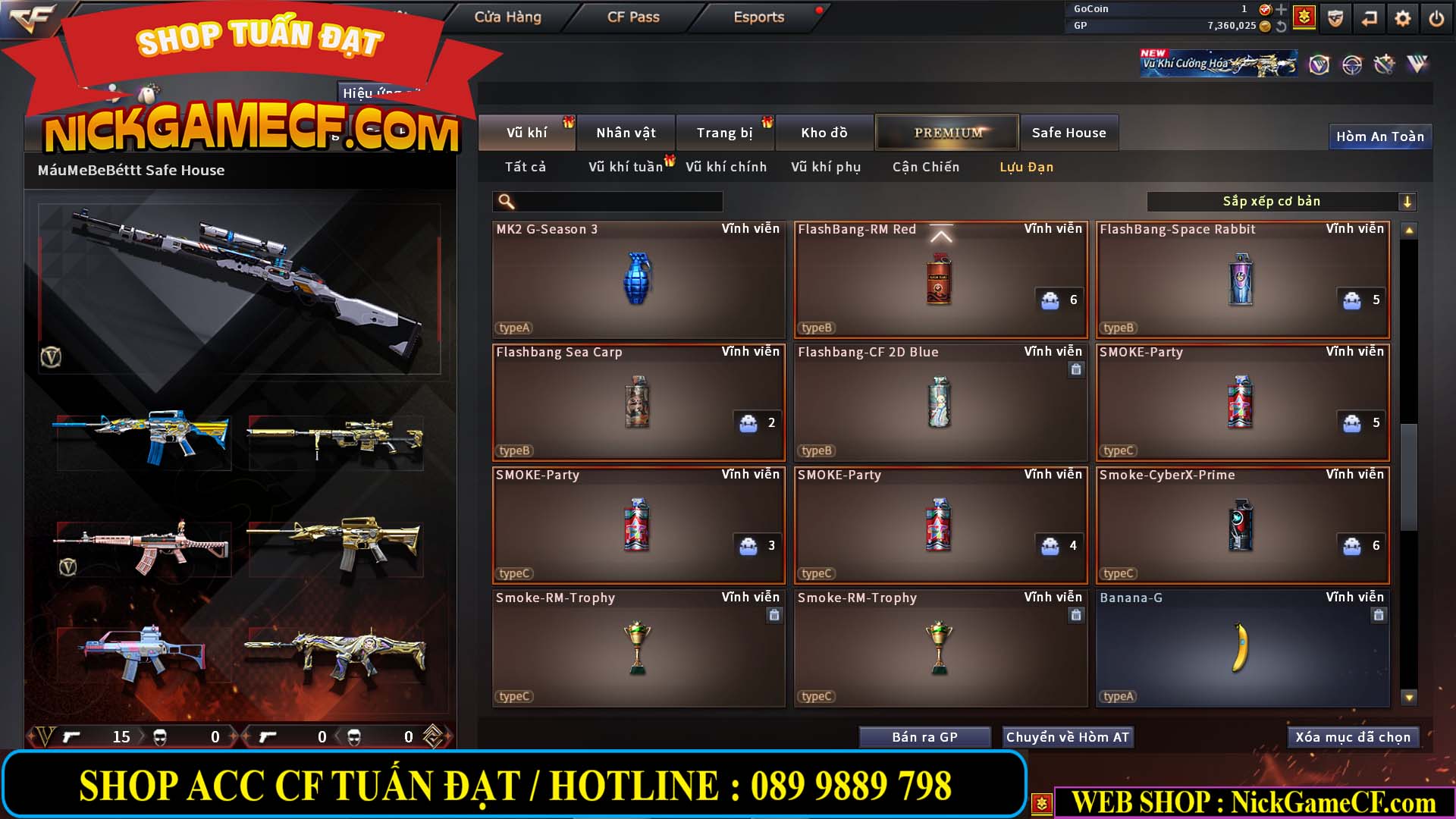 MÃ CF14927 - GIÁ : 2750K - CHIẾN C4 SIÊU XINH - VIP5