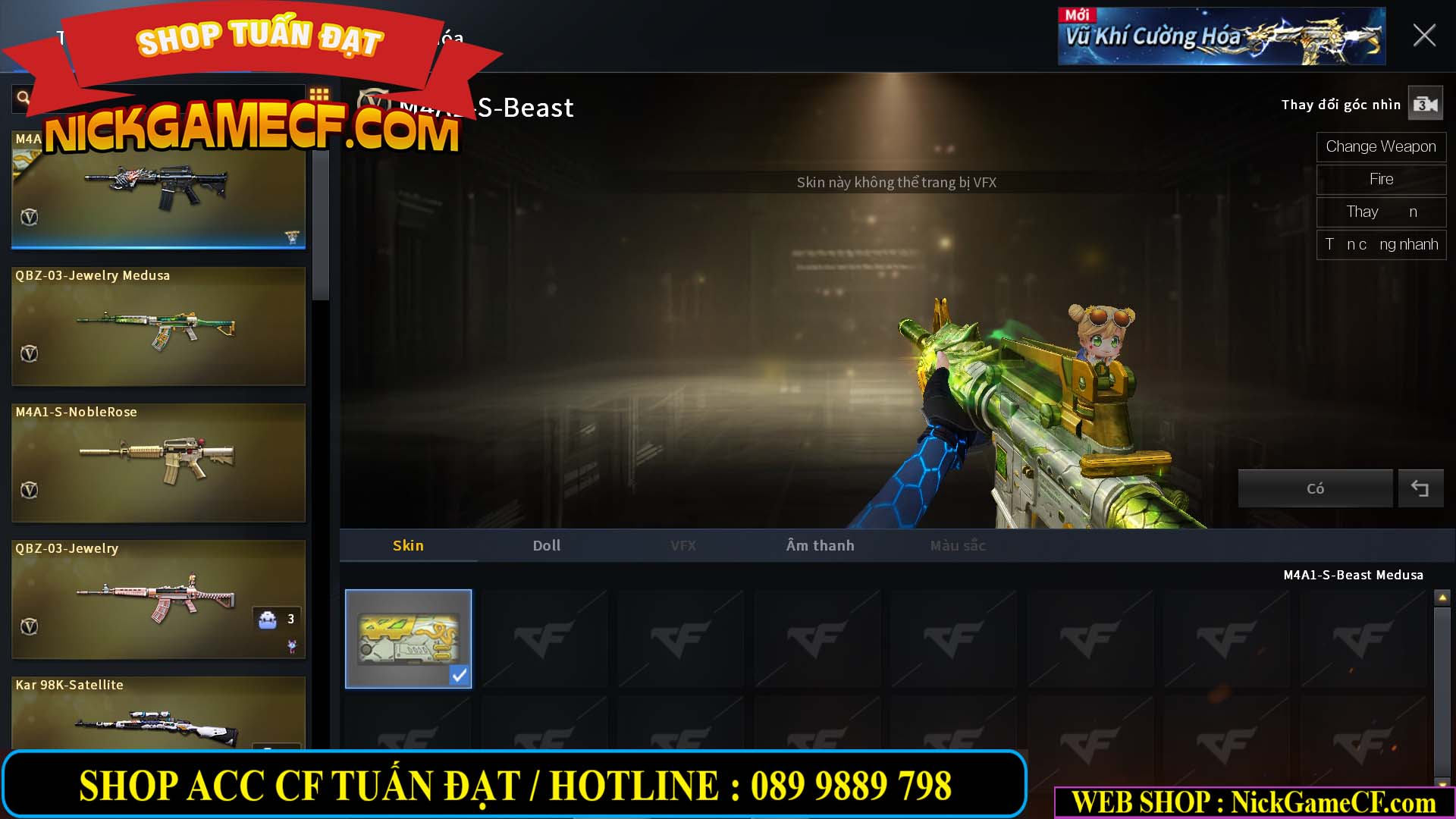 MÃ CF14927 - GIÁ : 2750K - CHIẾN C4 SIÊU XINH - VIP5