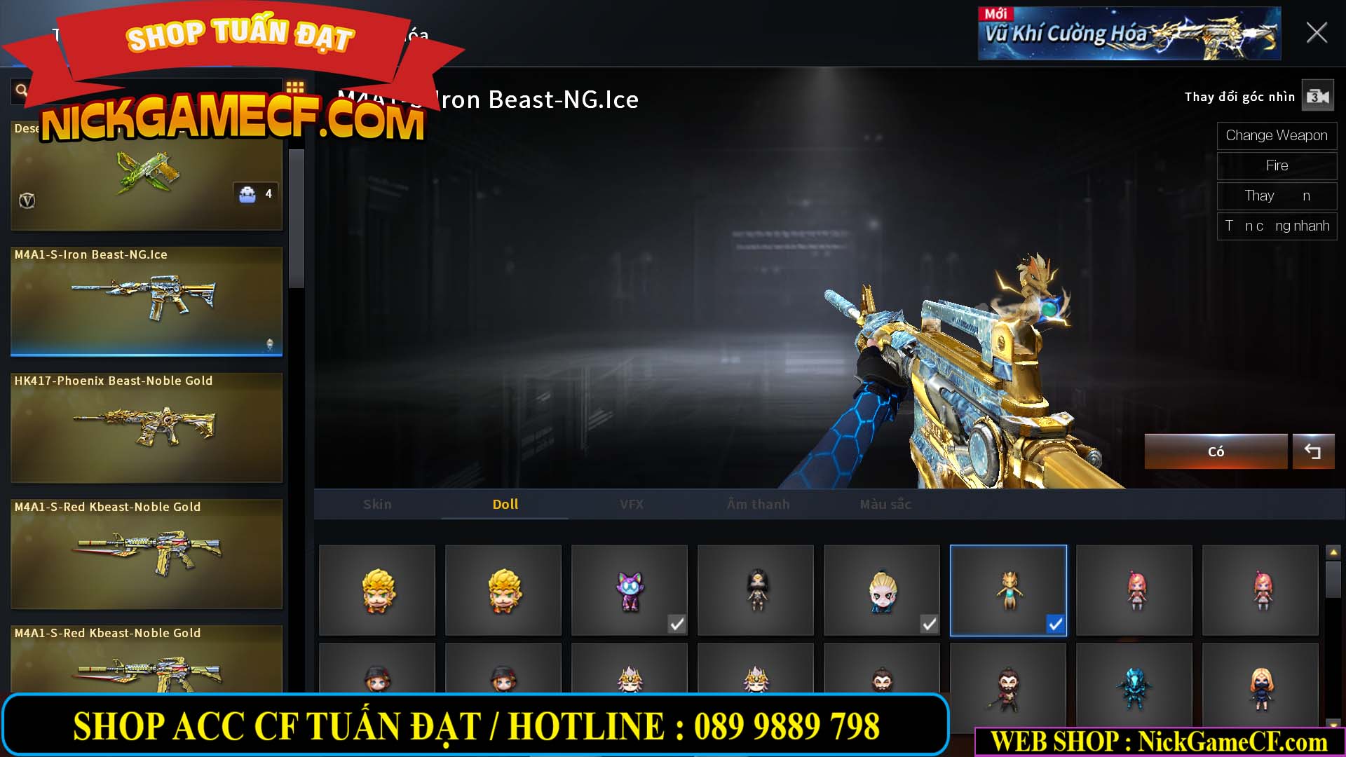 MÃ CF14927 - GIÁ : 2750K - CHIẾN C4 SIÊU XINH - VIP5