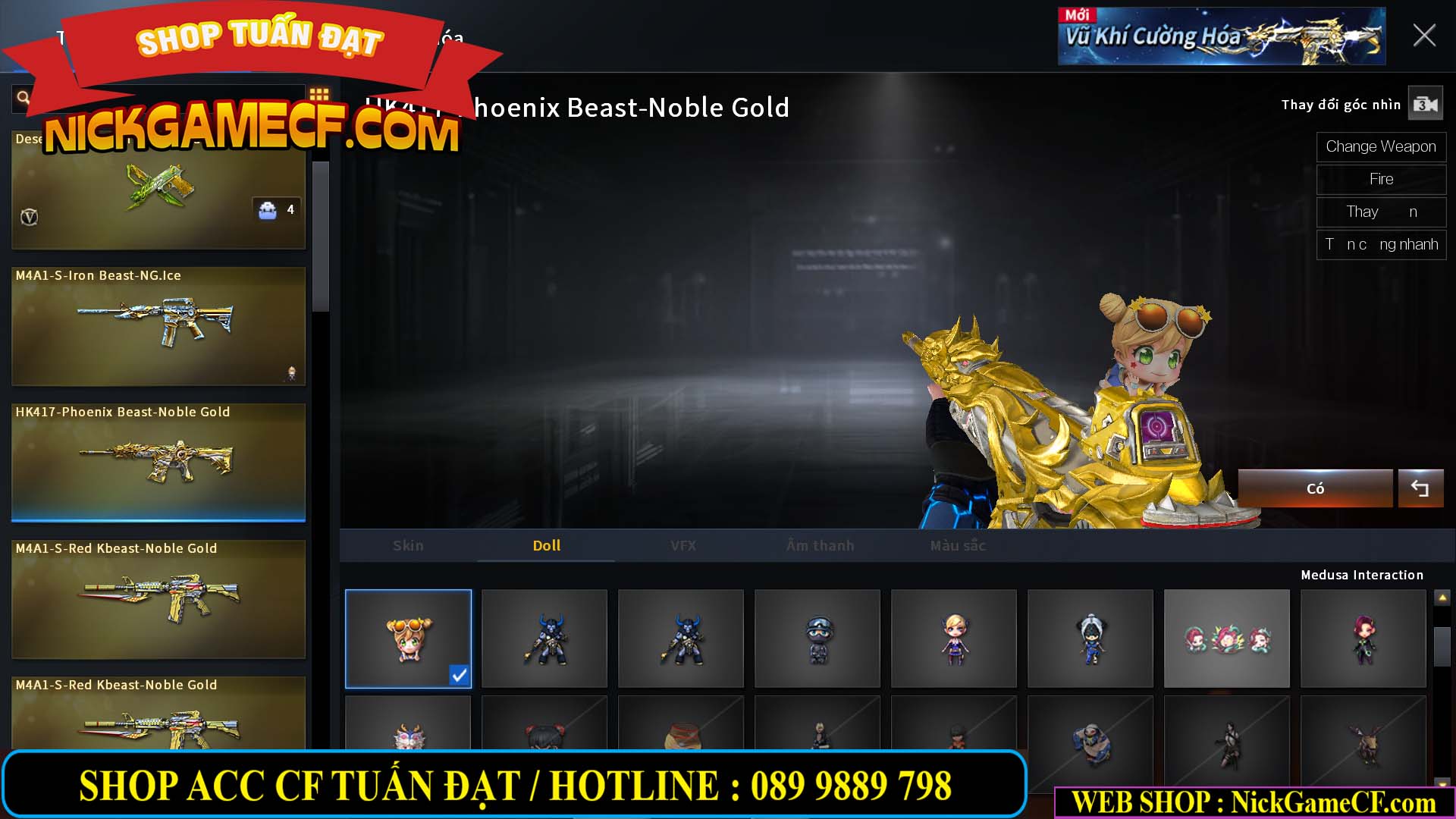 MÃ CF14927 - GIÁ : 2750K - CHIẾN C4 SIÊU XINH - VIP5