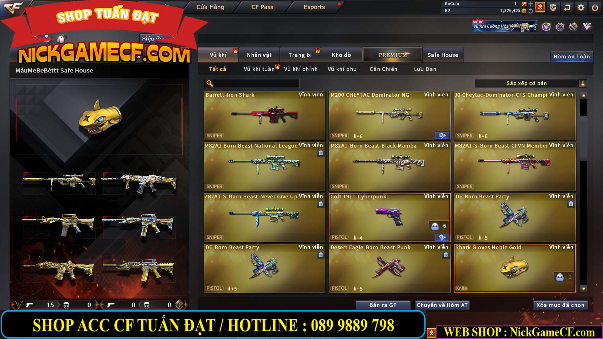 MÃ CF14927 - GIÁ : 2750K - CHIẾN C4 SIÊU XINH - VIP5