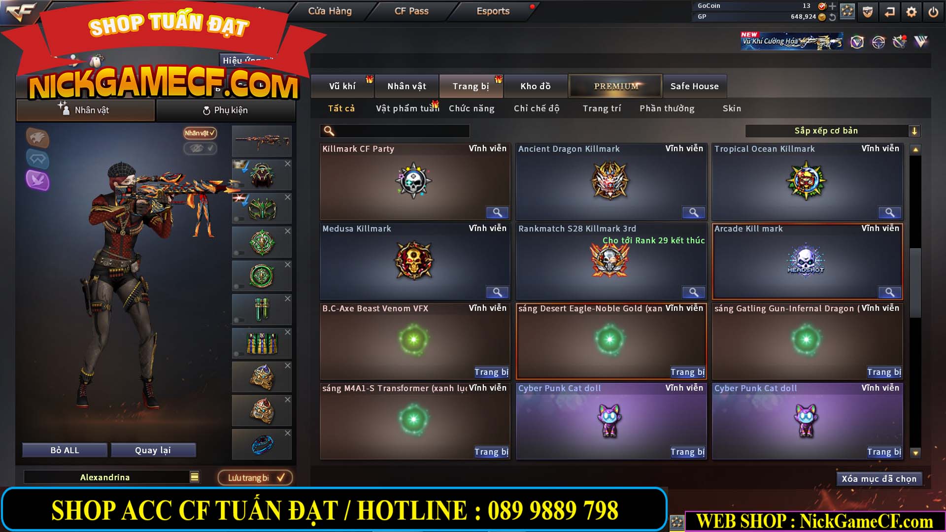 MÃ CF14933 - GIÁ : 5M2 - CHIẾN C4 XỊN XÒ - 27 VIP - VIP6