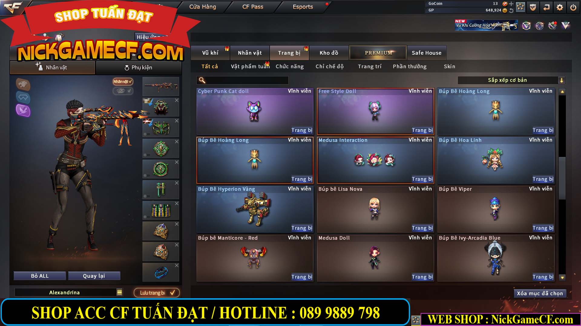 MÃ CF14933 - GIÁ : 5M2 - CHIẾN C4 XỊN XÒ - 27 VIP - VIP6