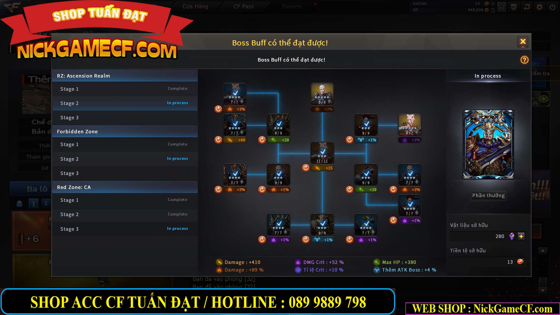 MÃ CF14933 - GIÁ : 5M2 - CHIẾN C4 XỊN XÒ - 27 VIP - VIP6