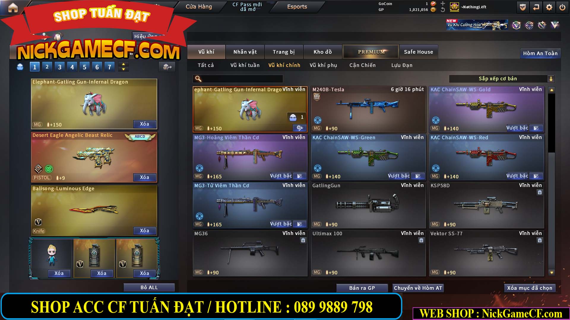 MÃ CF14939 - GIÁ : 15999K - ĐỈNH CHÓP FULL OPTIONS - VIP7