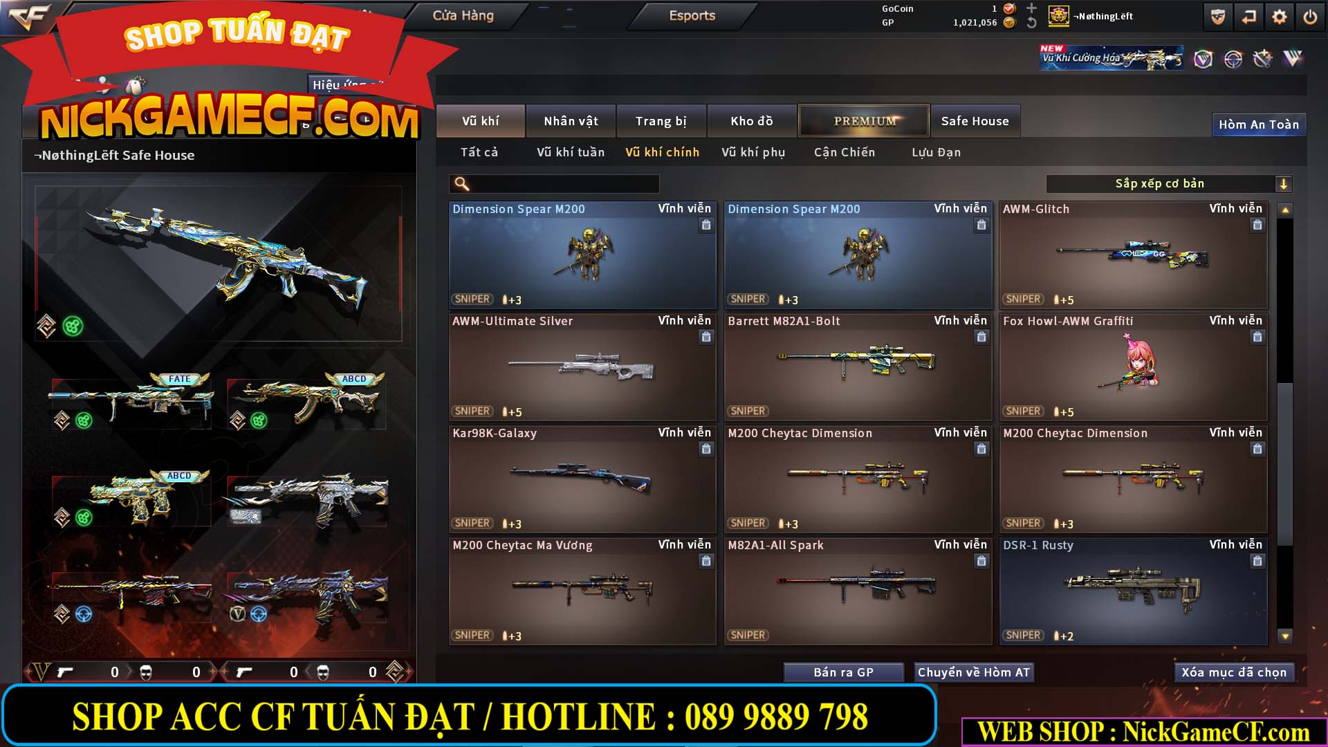 MÃ CF14939 - GIÁ : 15999K - ĐỈNH CHÓP FULL OPTIONS - VIP7