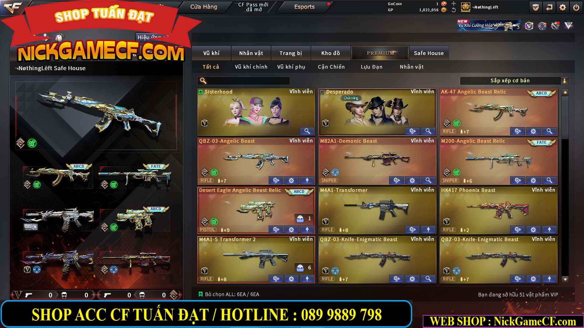 MÃ CF14939 - GIÁ : 15999K - ĐỈNH CHÓP FULL OPTIONS - VIP7