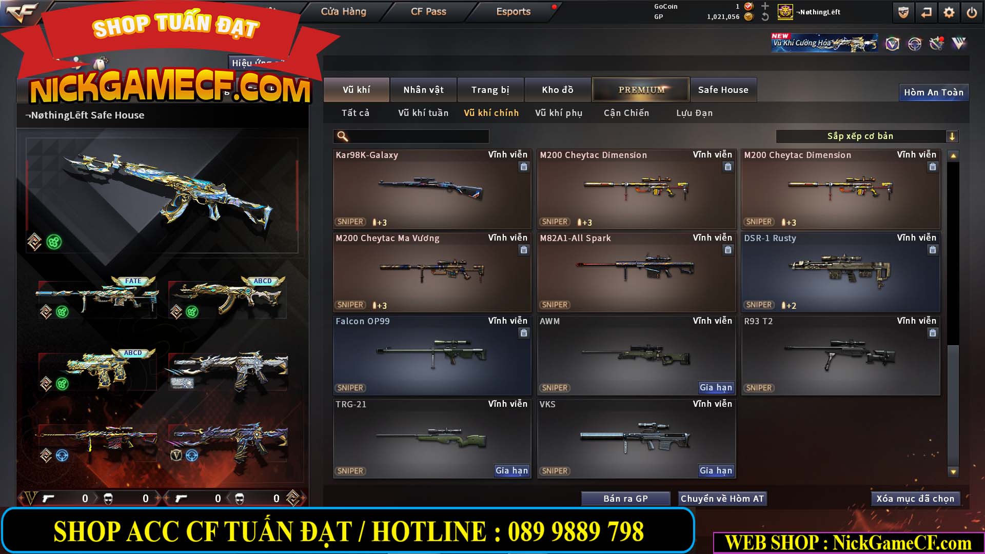 MÃ CF14939 - GIÁ : 15999K - ĐỈNH CHÓP FULL OPTIONS - VIP7