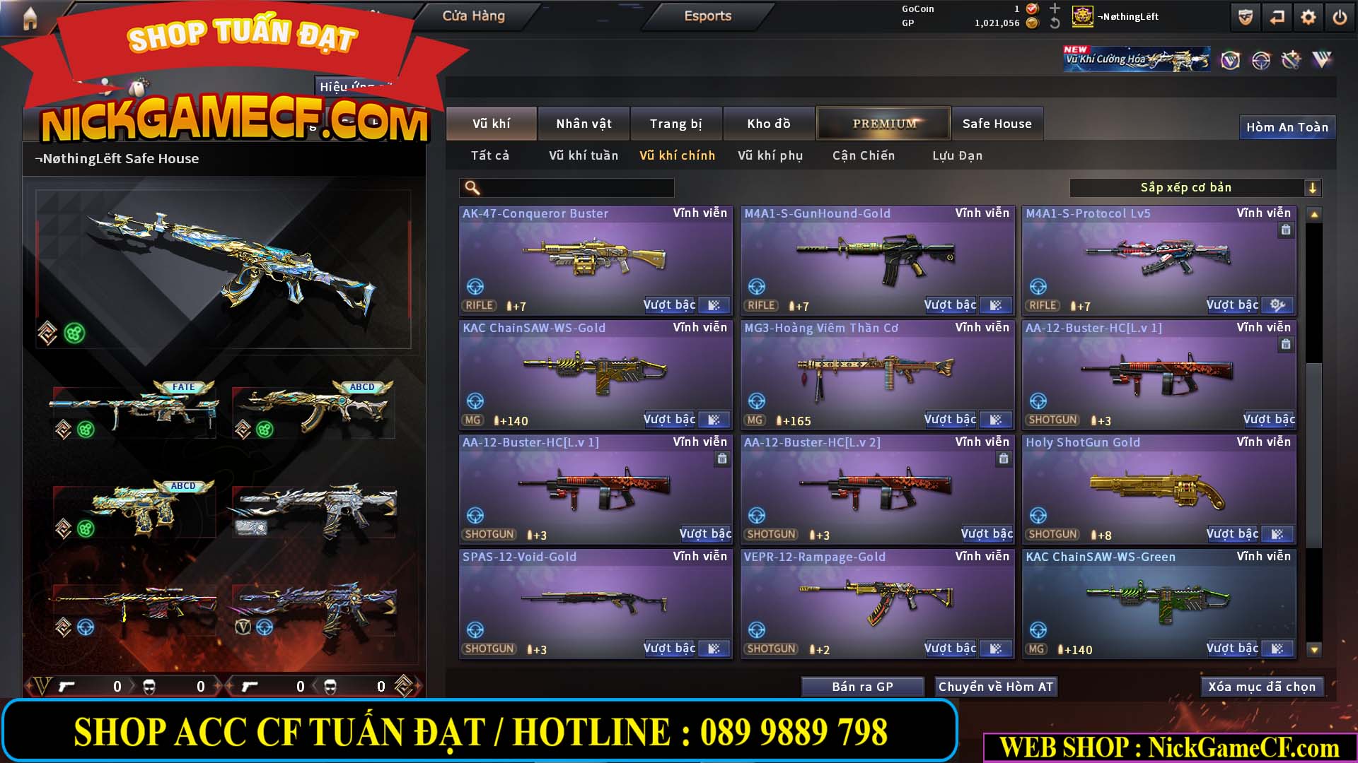 MÃ CF14939 - GIÁ : 15999K - ĐỈNH CHÓP FULL OPTIONS - VIP7