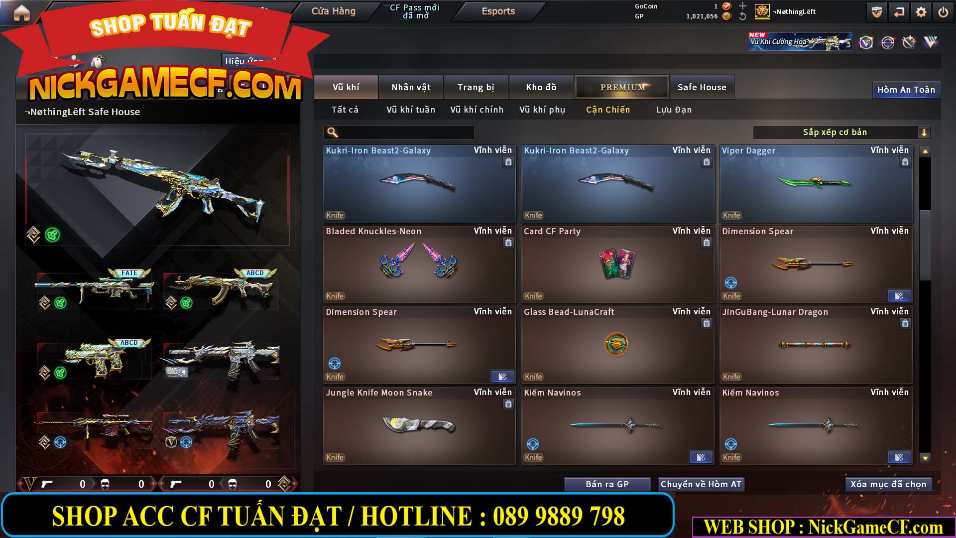 MÃ CF14939 - GIÁ : 15999K - ĐỈNH CHÓP FULL OPTIONS - VIP7