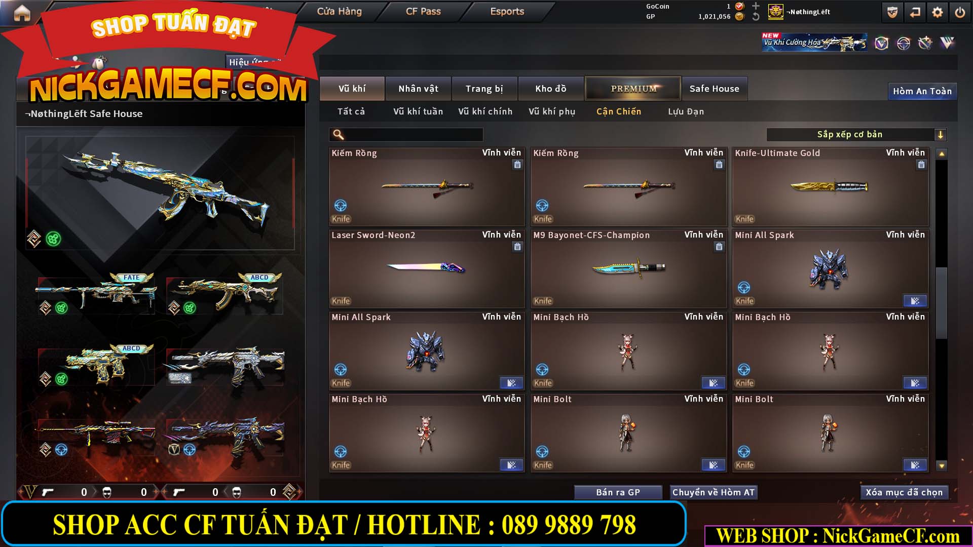 MÃ CF14939 - GIÁ : 15999K - ĐỈNH CHÓP FULL OPTIONS - VIP7