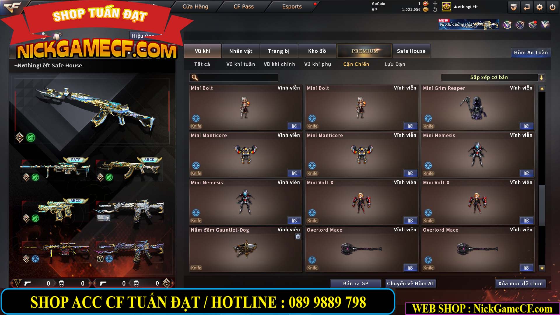 MÃ CF14939 - GIÁ : 15999K - ĐỈNH CHÓP FULL OPTIONS - VIP7