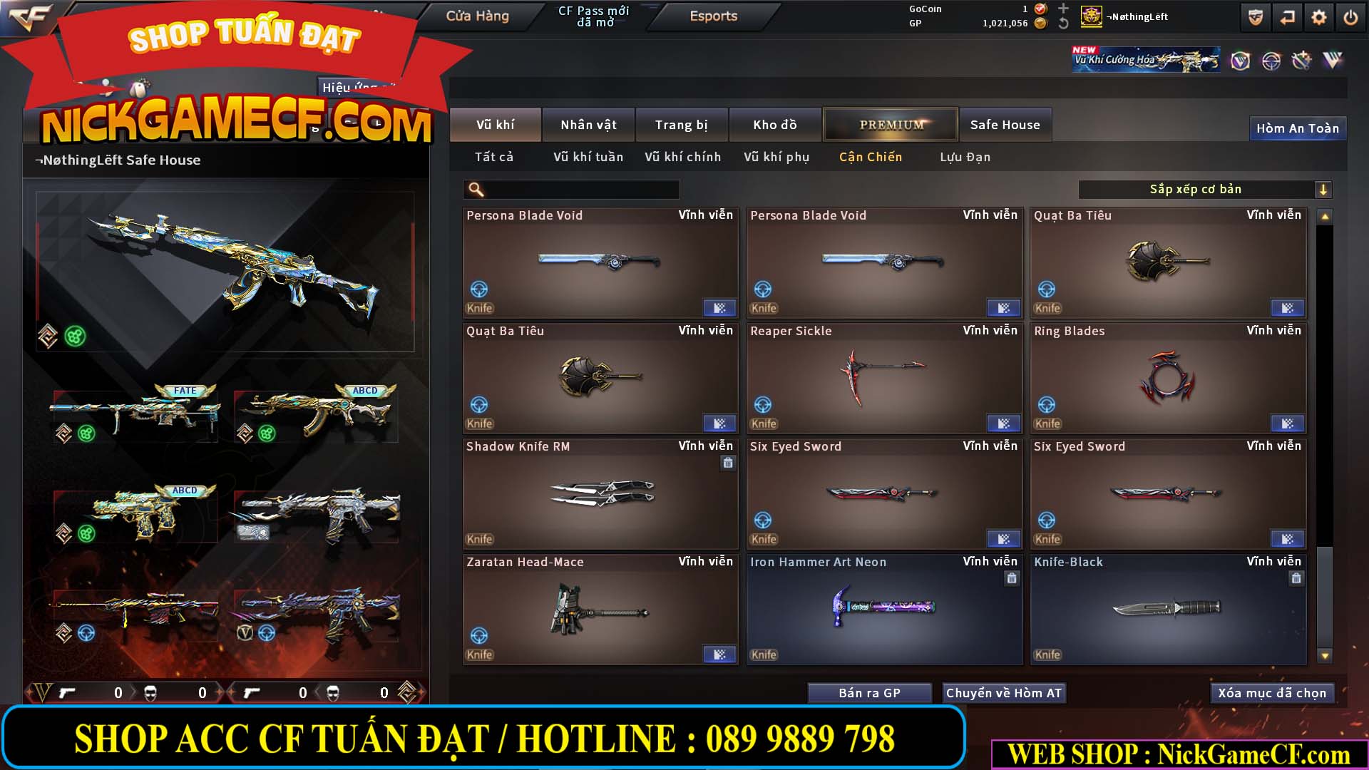 MÃ CF14939 - GIÁ : 15999K - ĐỈNH CHÓP FULL OPTIONS - VIP7