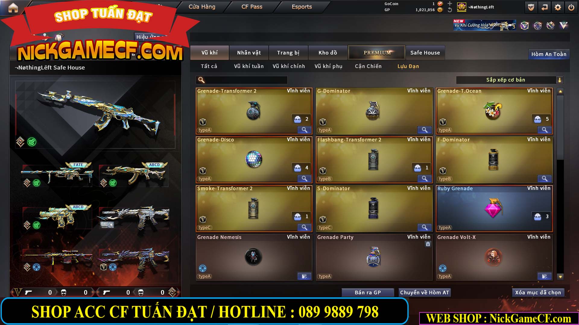 MÃ CF14939 - GIÁ : 15999K - ĐỈNH CHÓP FULL OPTIONS - VIP7