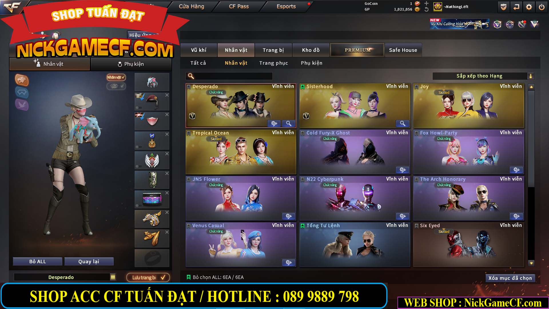 MÃ CF14939 - GIÁ : 15999K - ĐỈNH CHÓP FULL OPTIONS - VIP7