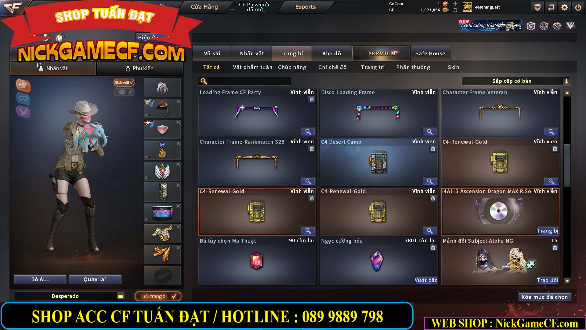 MÃ CF14939 - GIÁ : 15999K - ĐỈNH CHÓP FULL OPTIONS - VIP7