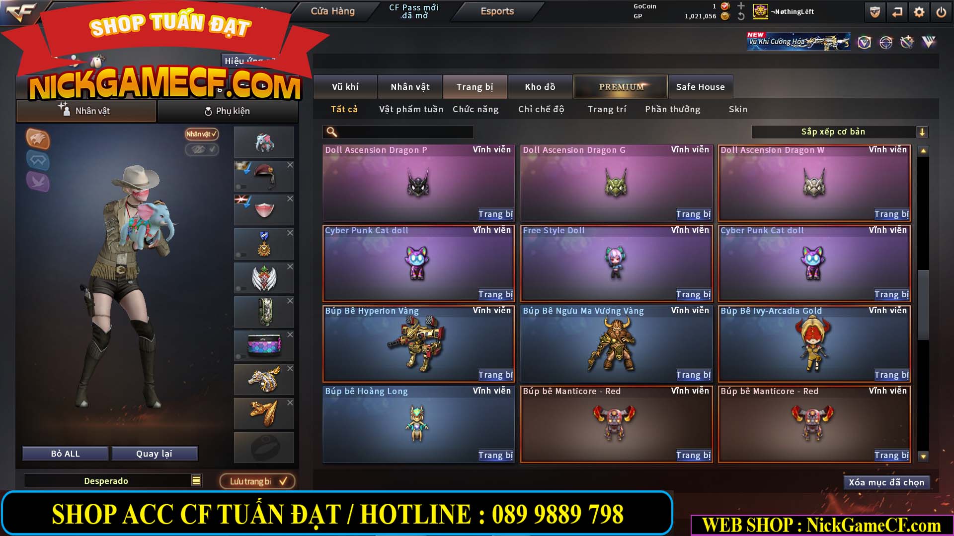 MÃ CF14939 - GIÁ : 15999K - ĐỈNH CHÓP FULL OPTIONS - VIP7