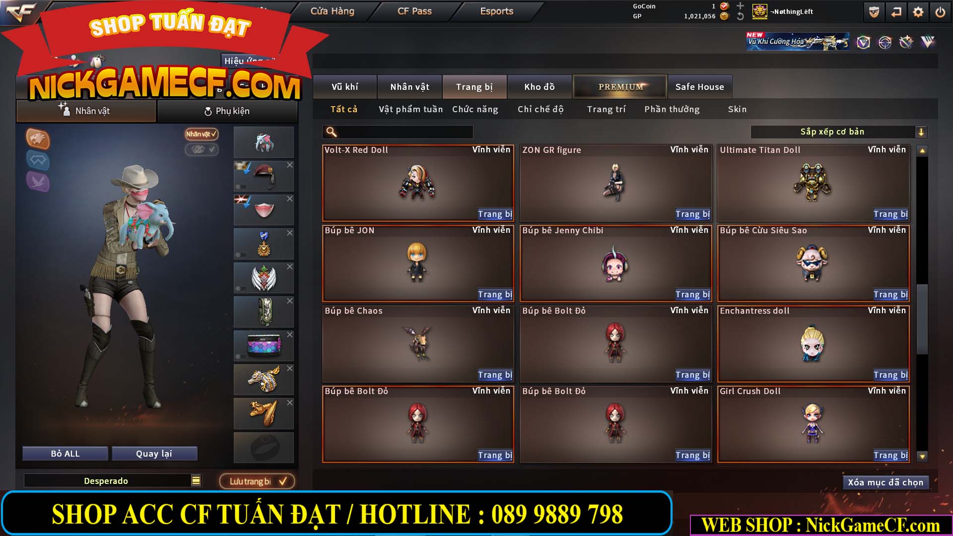 MÃ CF14939 - GIÁ : 15999K - ĐỈNH CHÓP FULL OPTIONS - VIP7