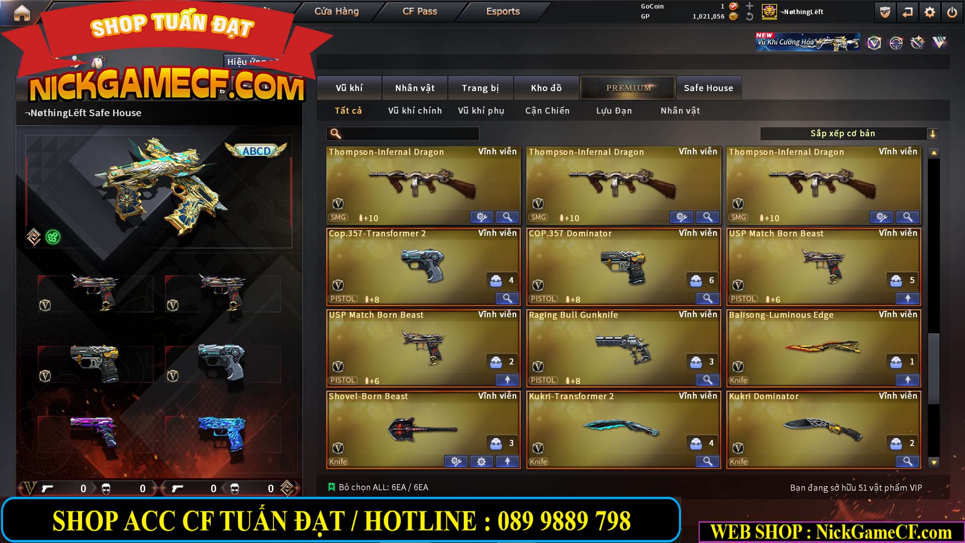 MÃ CF14939 - GIÁ : 15999K - ĐỈNH CHÓP FULL OPTIONS - VIP7