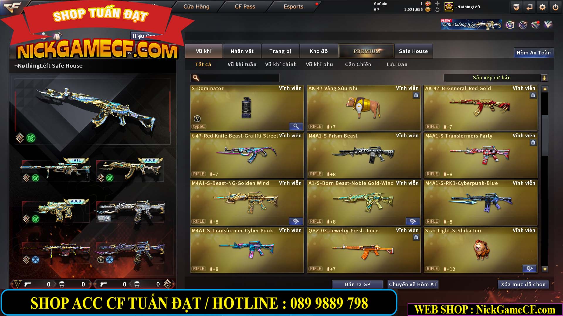 MÃ CF14939 - GIÁ : 15999K - ĐỈNH CHÓP FULL OPTIONS - VIP7