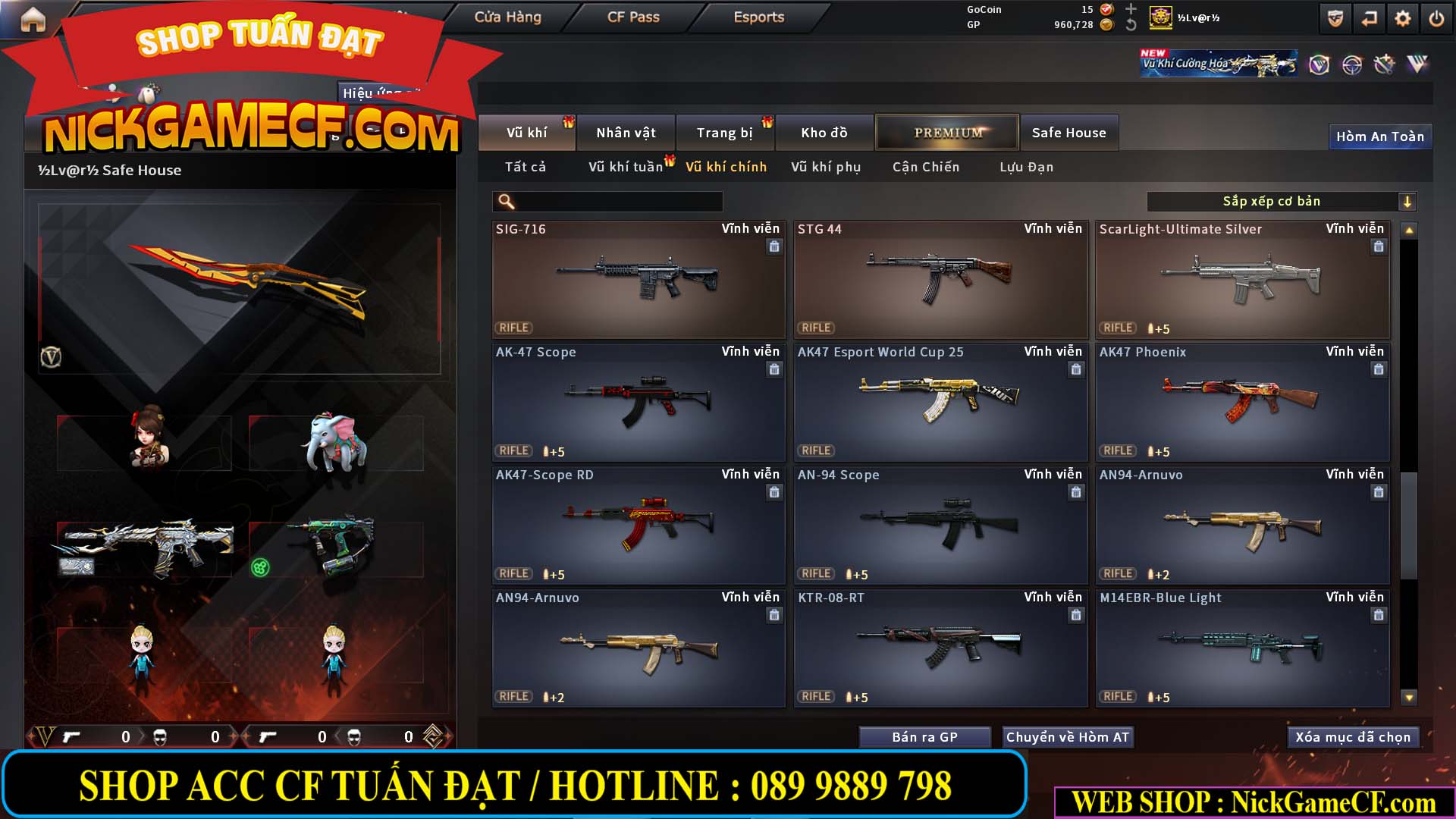 MÃ CF14940 - GIÁ : 8888K - CHIẾN FULL ZOM XINH - VIP6