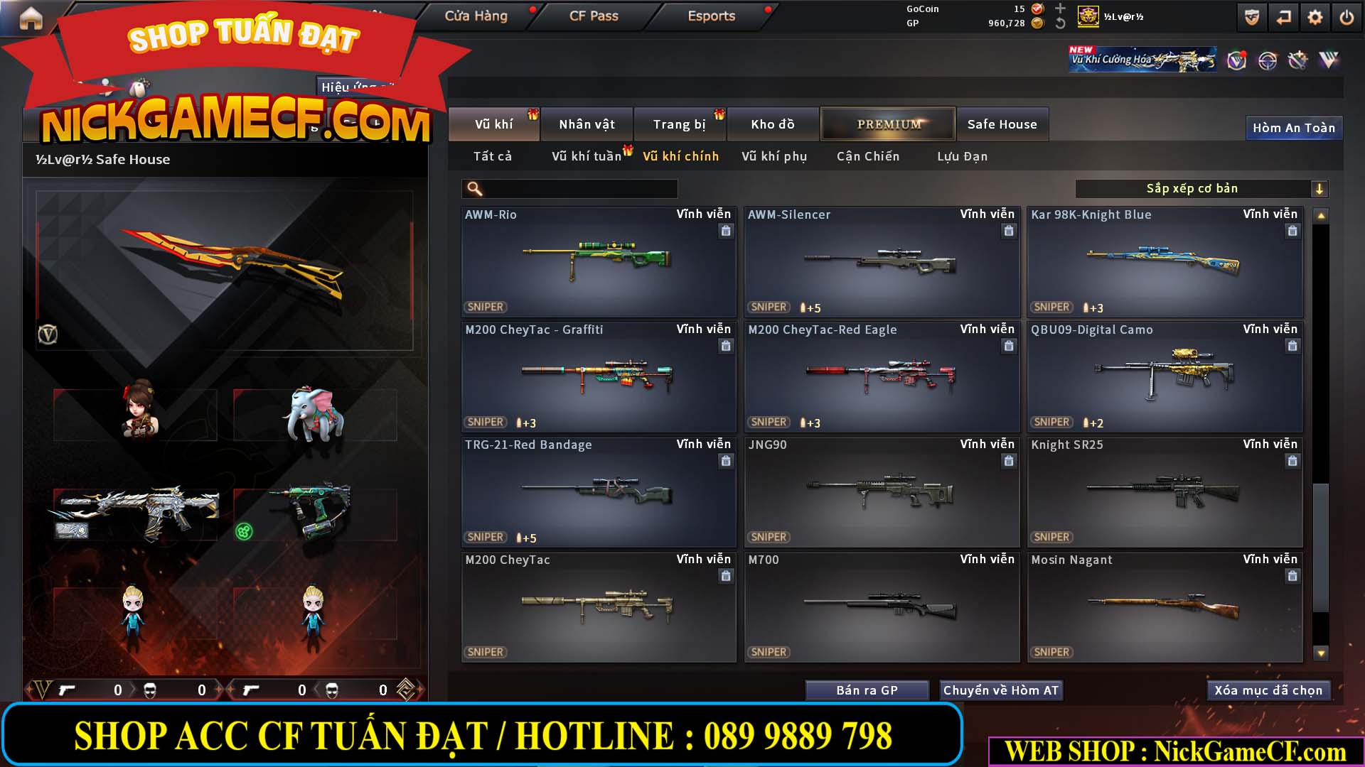 MÃ CF14940 - GIÁ : 8888K - CHIẾN FULL ZOM XINH - VIP6