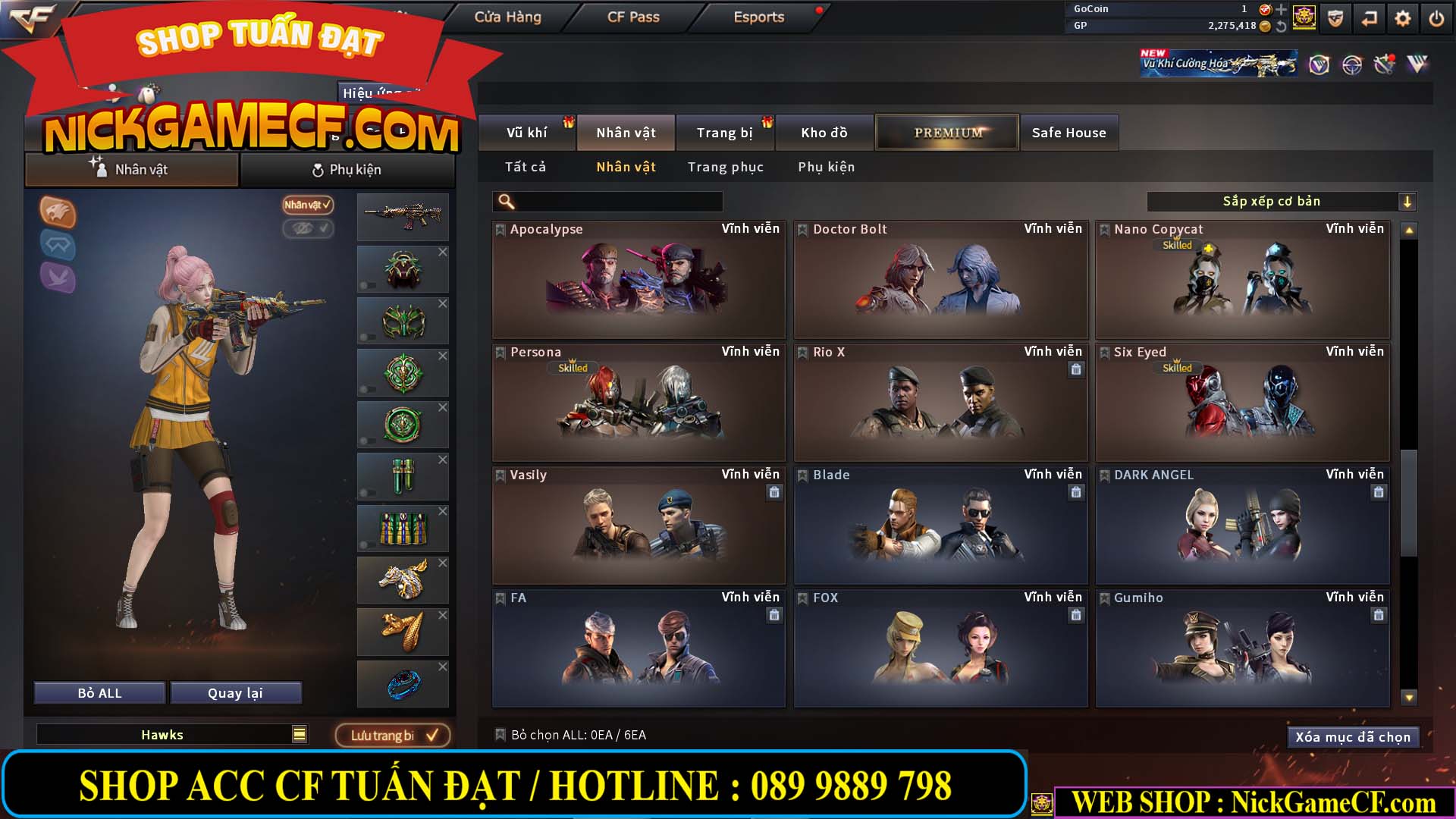 MÃ CF14941 - GIÁ : 4250K - CHIẾN C4 ĐẸP - 29 VIP - VIP5