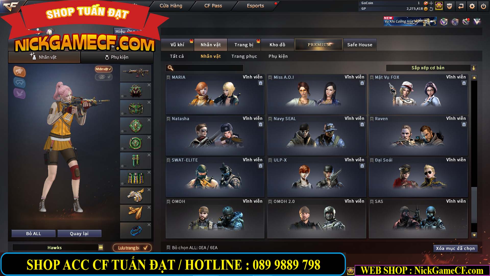 MÃ CF14941 - GIÁ : 4250K - CHIẾN C4 ĐẸP - 29 VIP - VIP5