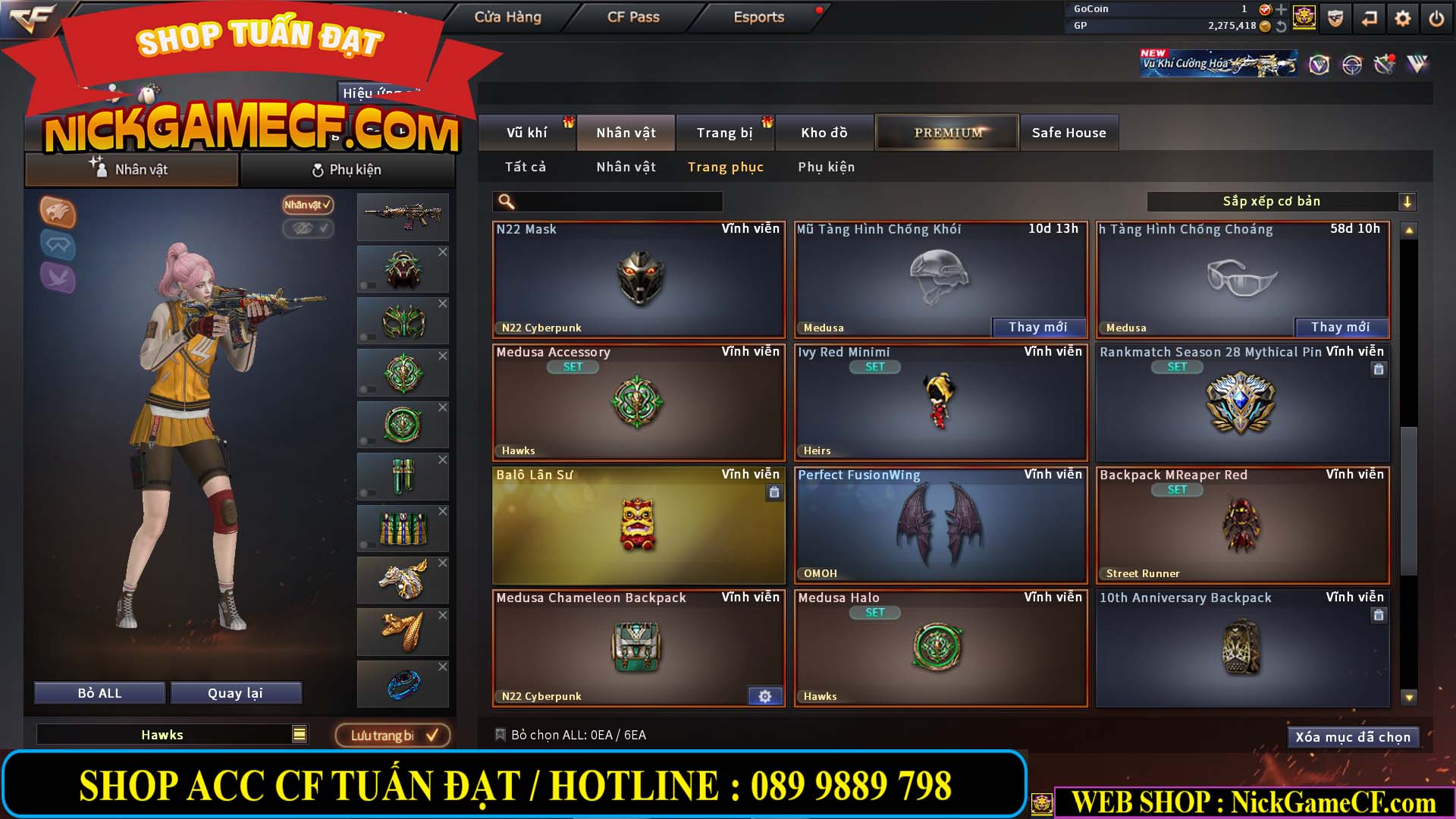 MÃ CF14941 - GIÁ : 4250K - CHIẾN C4 ĐẸP - 29 VIP - VIP5