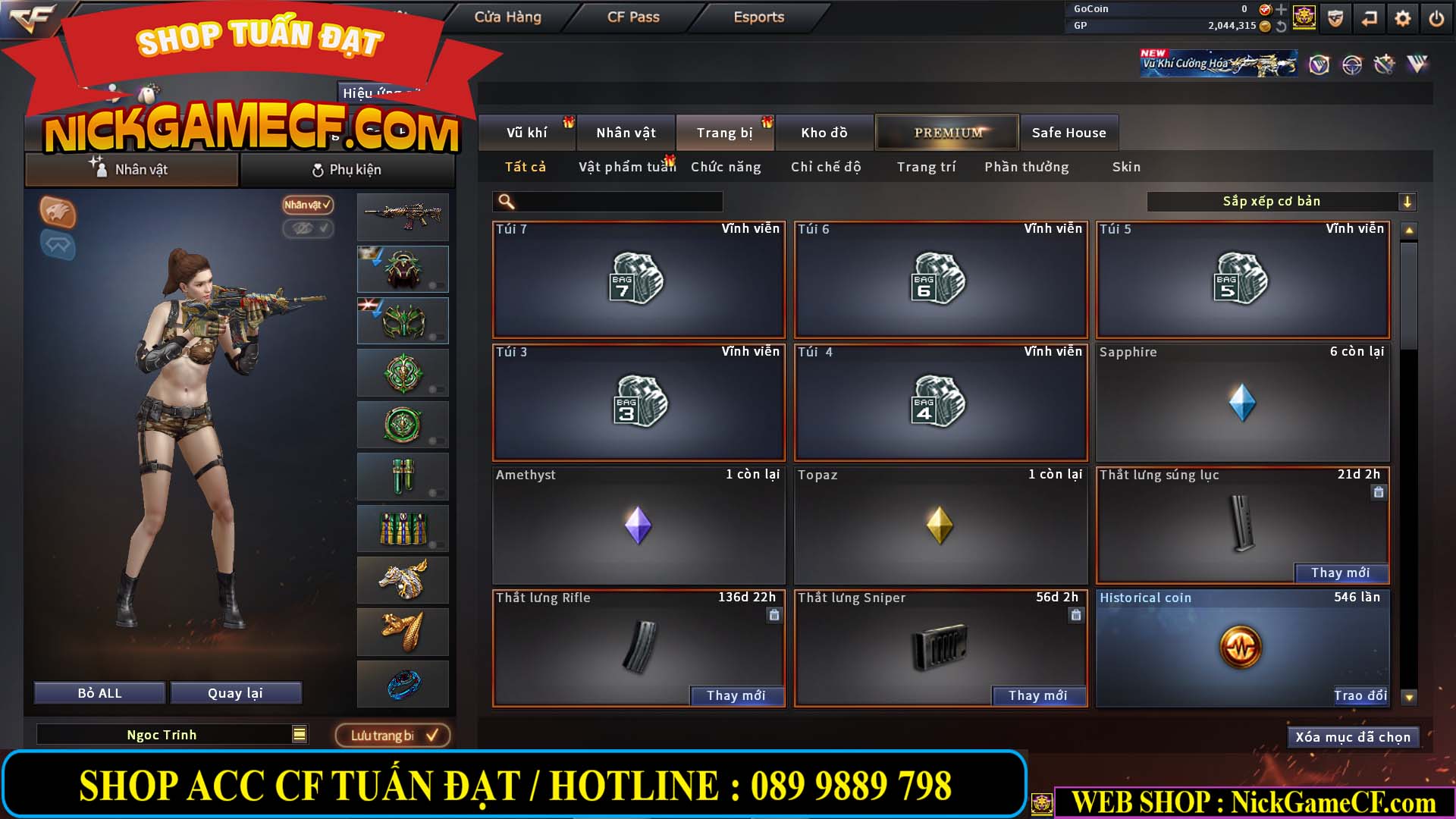 MÃ CF14941 - GIÁ : 4250K - CHIẾN C4 ĐẸP - 29 VIP - VIP5