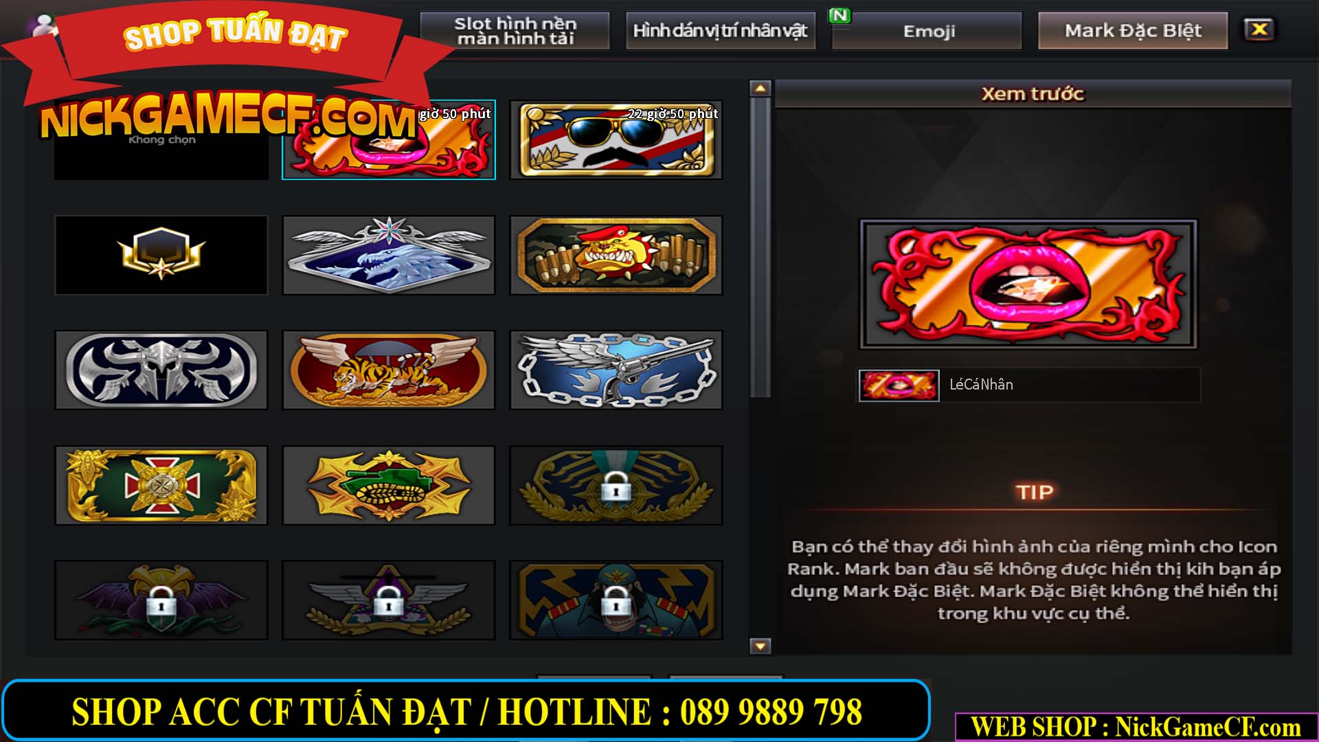 MÃ CF14941 - GIÁ : 4250K - CHIẾN C4 ĐẸP - 29 VIP - VIP5