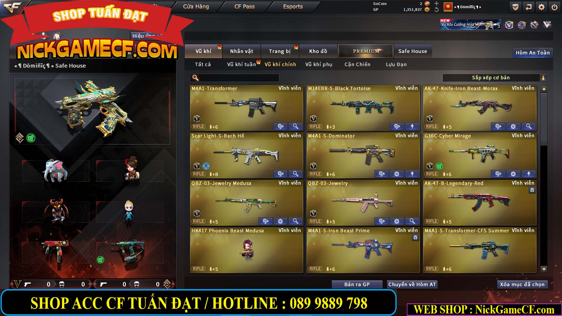 MÃ CF14942 - GIÁ : 8888K - CHIẾN FULL ZOM XỊN XÒ - VIP6