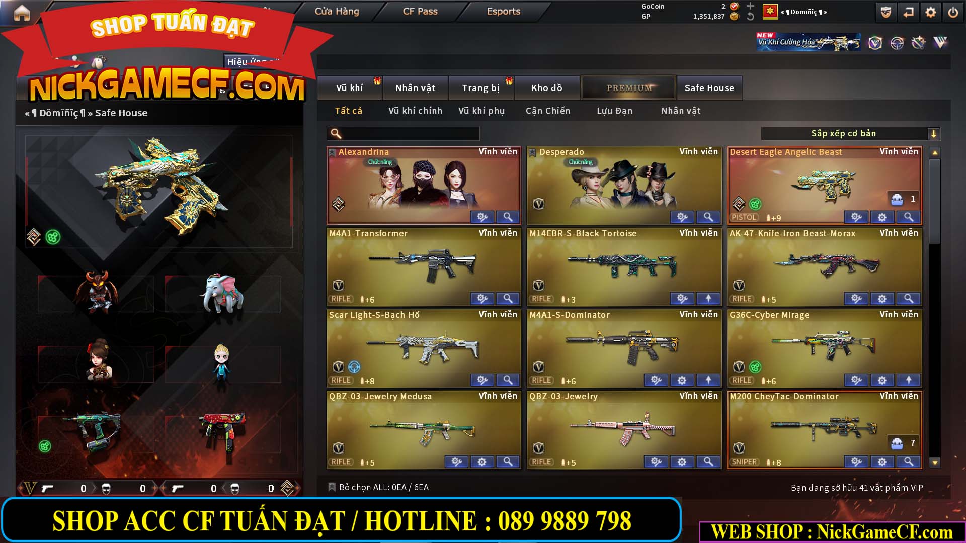 MÃ CF14942 - GIÁ : 8888K - CHIẾN FULL ZOM XỊN XÒ - VIP6