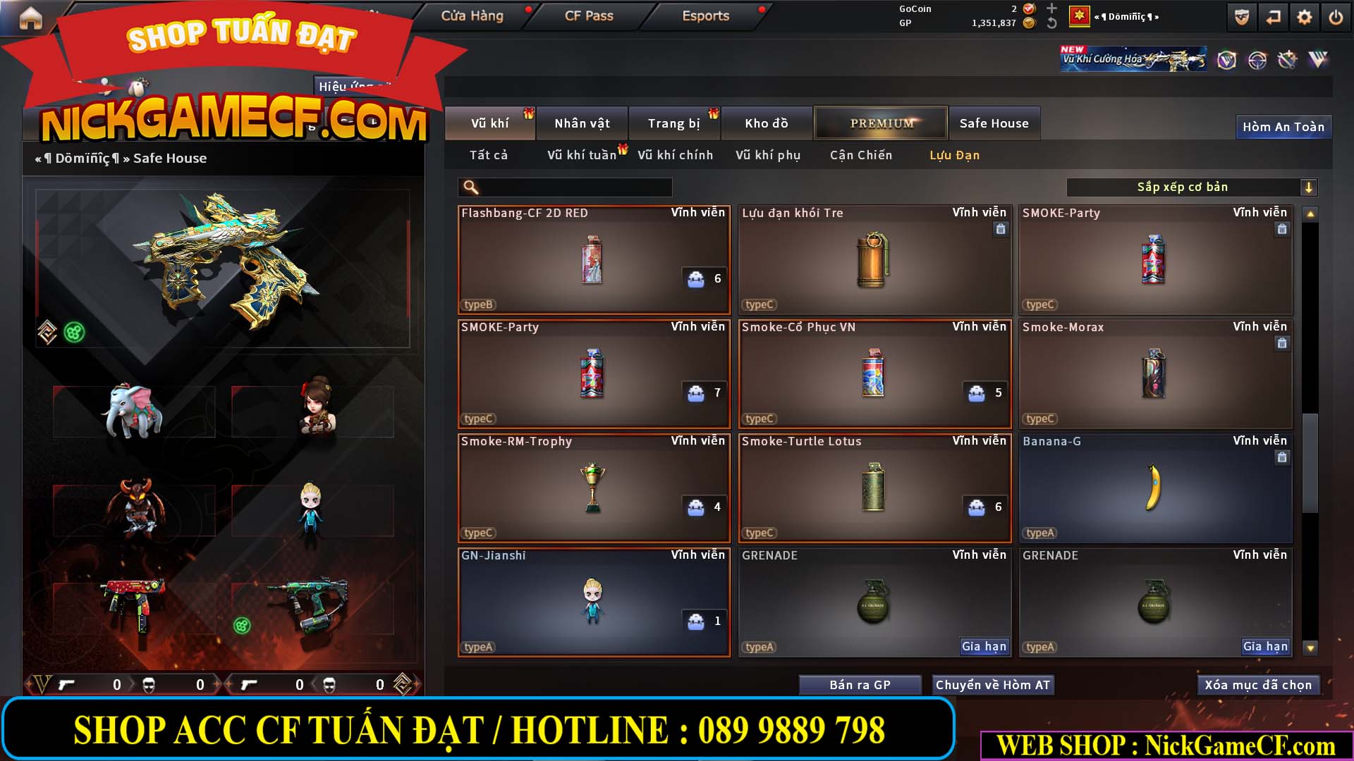 MÃ CF14942 - GIÁ : 8888K - CHIẾN FULL ZOM XỊN XÒ - VIP6