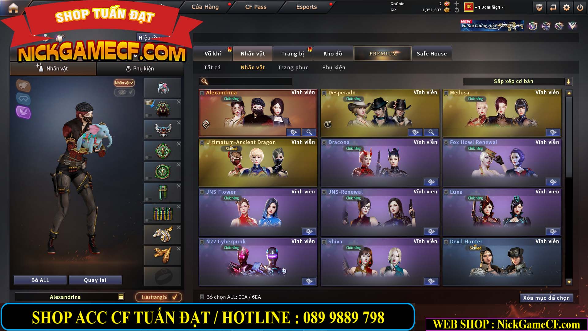 MÃ CF14942 - GIÁ : 8888K - CHIẾN FULL ZOM XỊN XÒ - VIP6