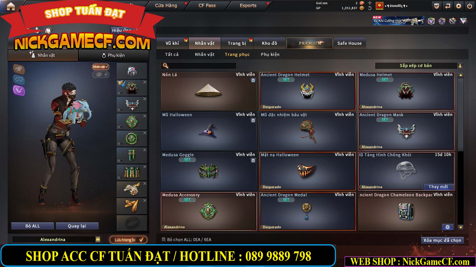 MÃ CF14942 - GIÁ : 8888K - CHIẾN FULL ZOM XỊN XÒ - VIP6