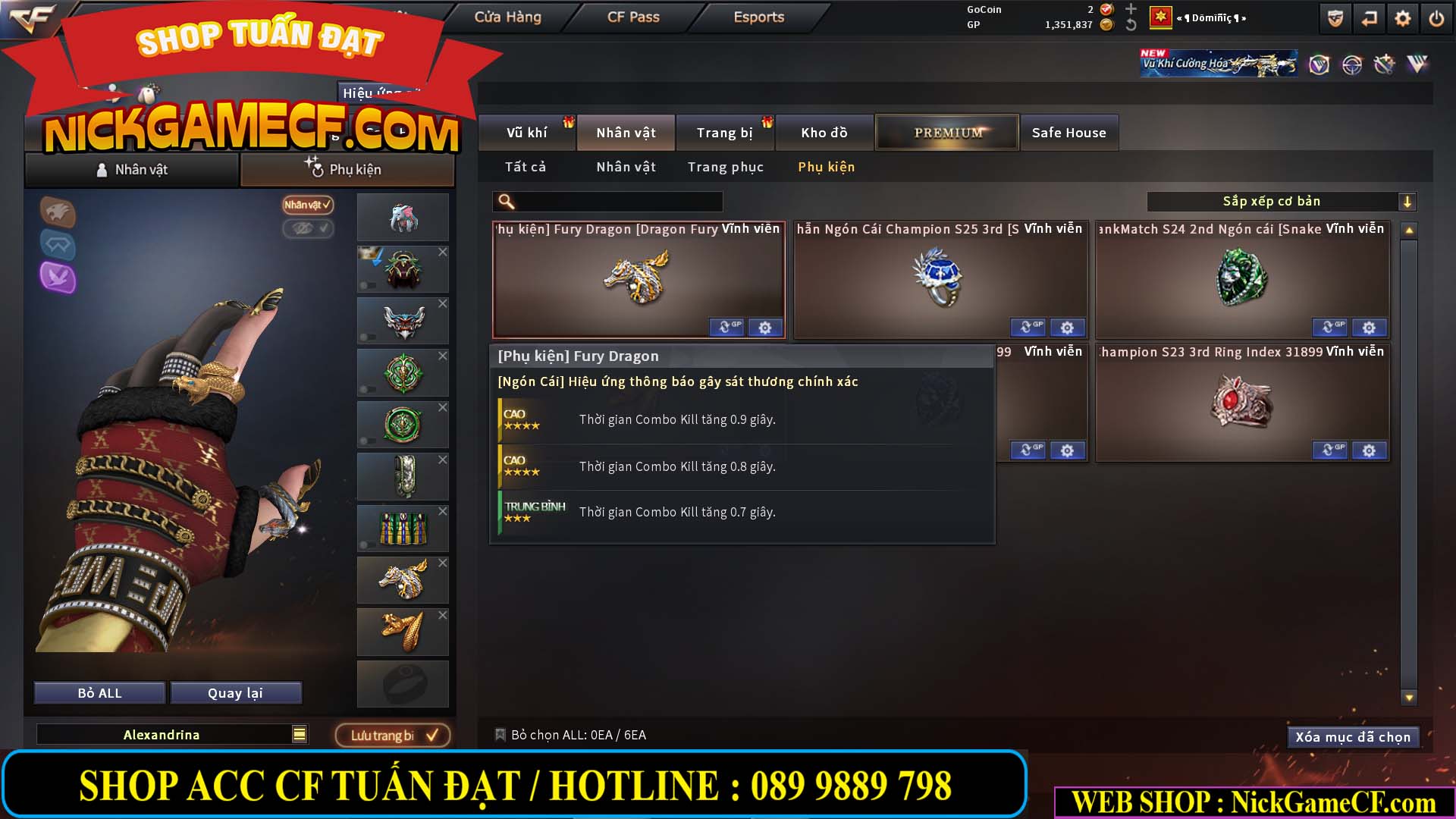 MÃ CF14942 - GIÁ : 8888K - CHIẾN FULL ZOM XỊN XÒ - VIP6