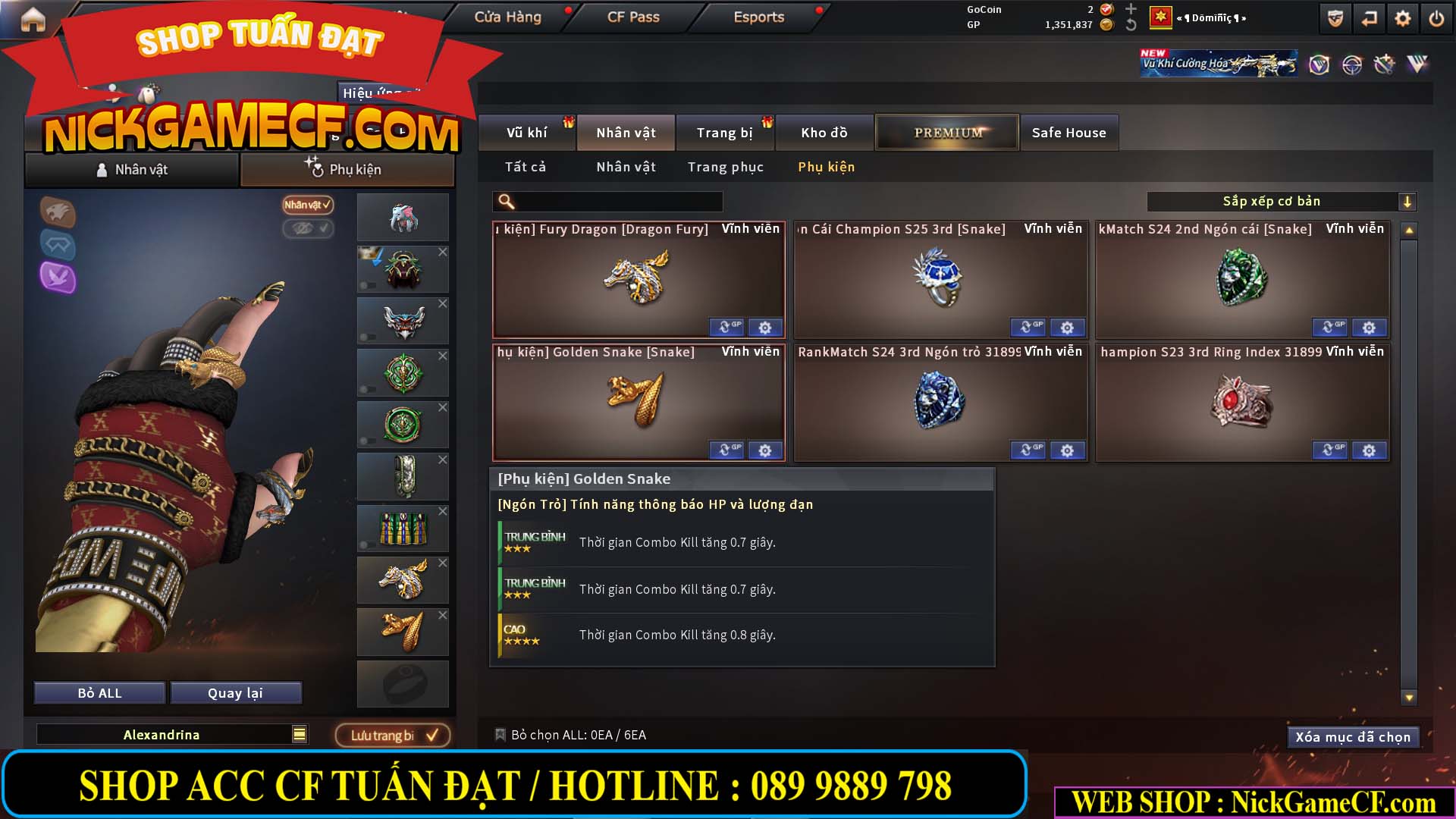 MÃ CF14942 - GIÁ : 8888K - CHIẾN FULL ZOM XỊN XÒ - VIP6