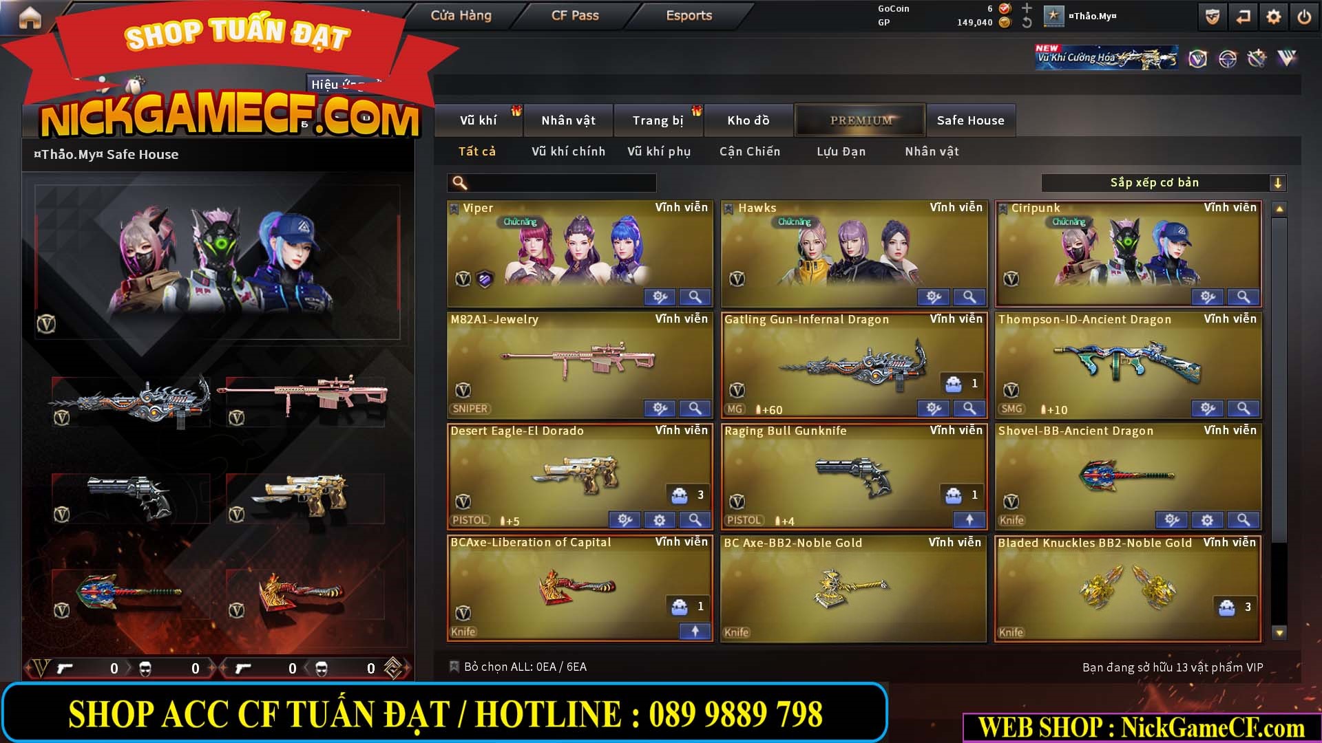 MÃ CF14946 - GIÁ : 1699K - NHỎ XINH XINH - VIP4