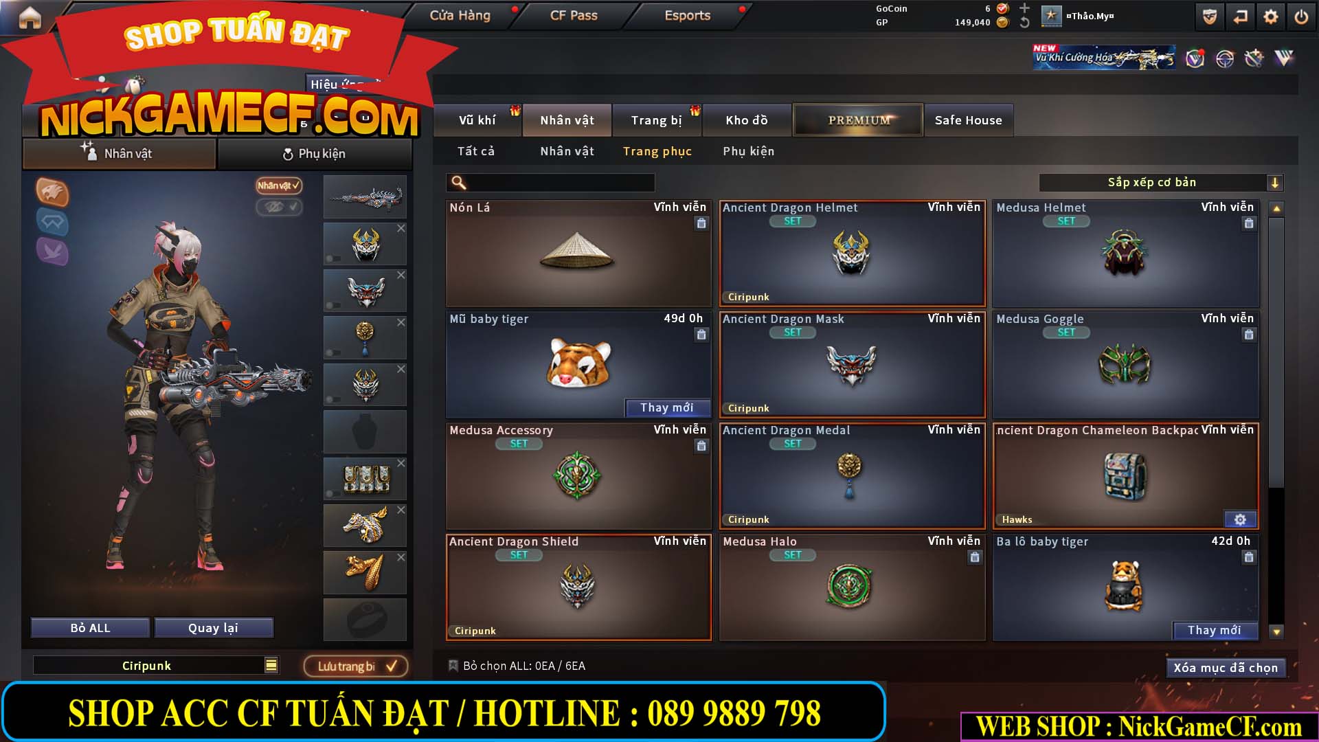 MÃ CF14946 - GIÁ : 1699K - NHỎ XINH XINH - VIP4