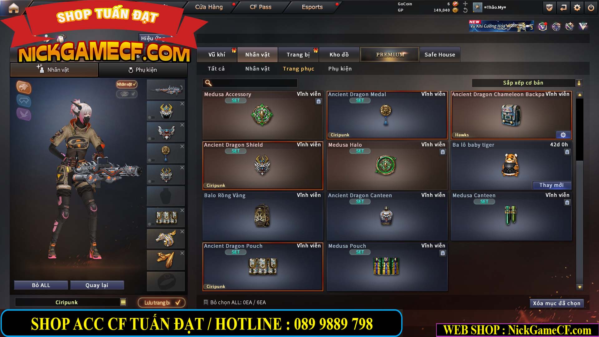 MÃ CF14946 - GIÁ : 1699K - NHỎ XINH XINH - VIP4