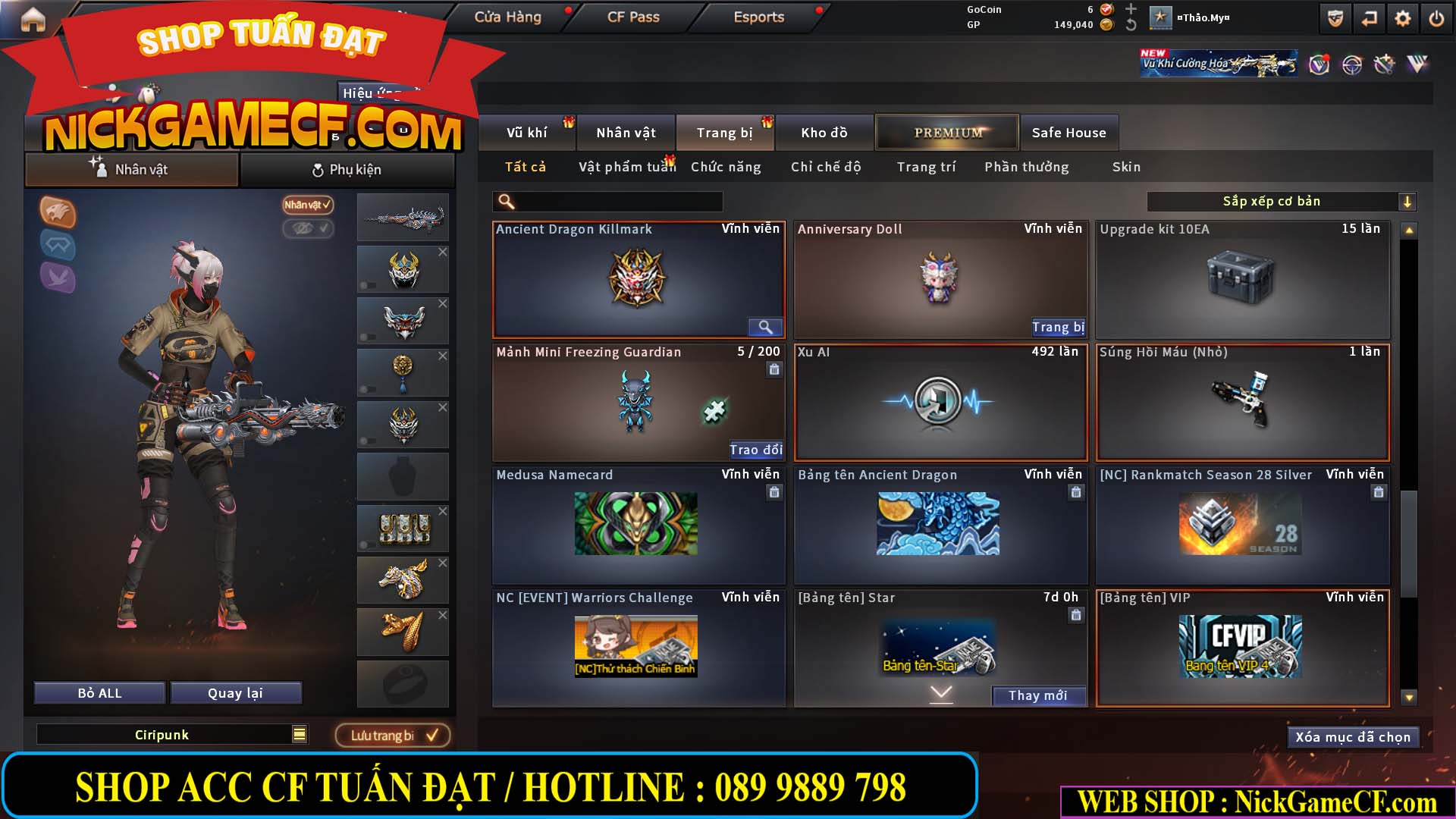 MÃ CF14946 - GIÁ : 1699K - NHỎ XINH XINH - VIP4