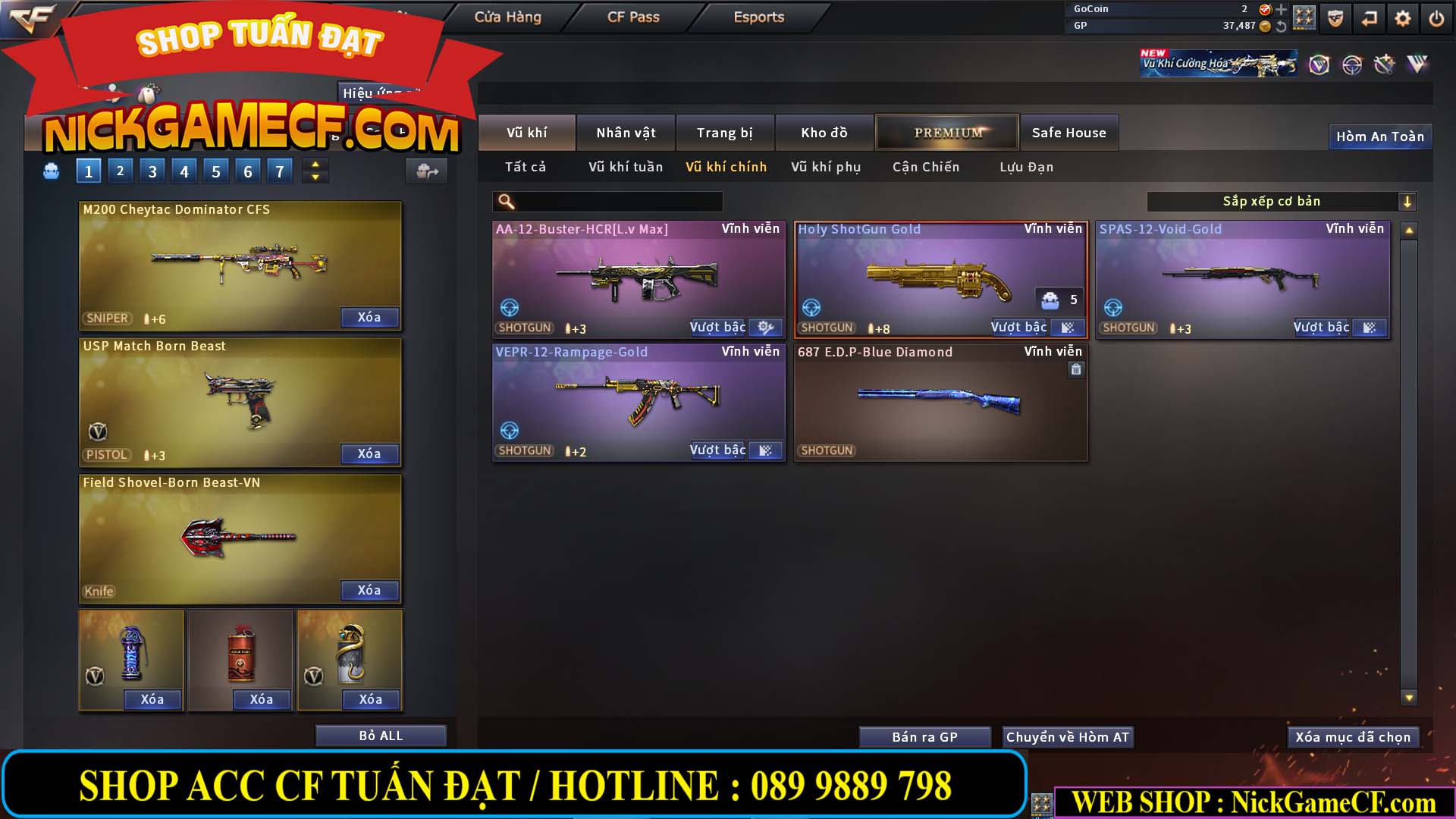 MÃ CF14957 - GIÁ : 2250K - SIÊU XINH - 18 VIP - VIP4