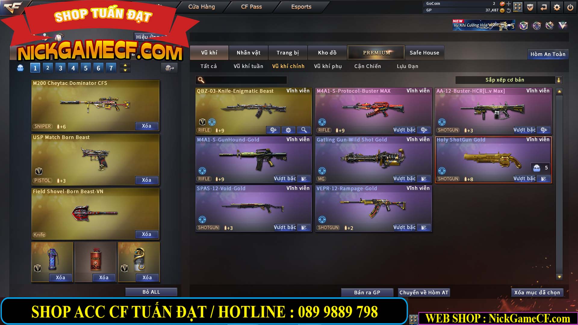 MÃ CF14957 - GIÁ : 2250K - SIÊU XINH - 18 VIP - VIP4