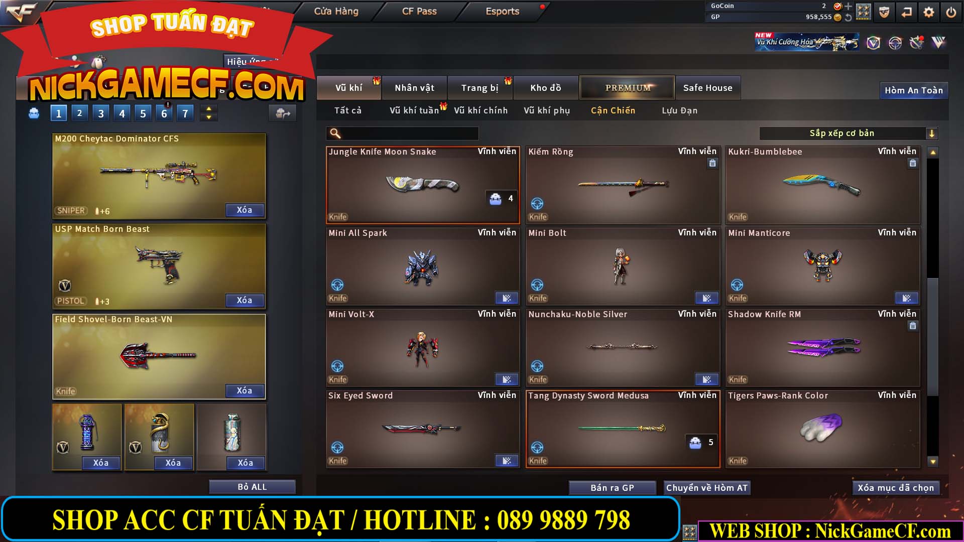 MÃ CF14957 - GIÁ : 2250K - SIÊU XINH - 18 VIP - VIP4