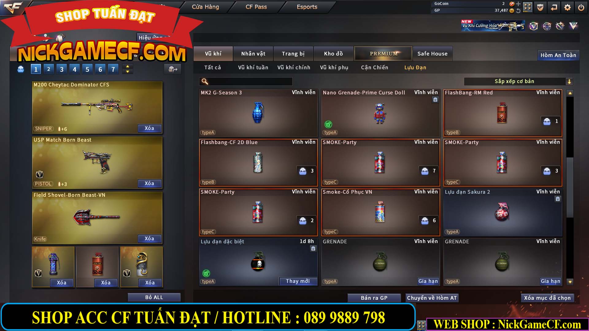 MÃ CF14957 - GIÁ : 2250K - SIÊU XINH - 18 VIP - VIP4