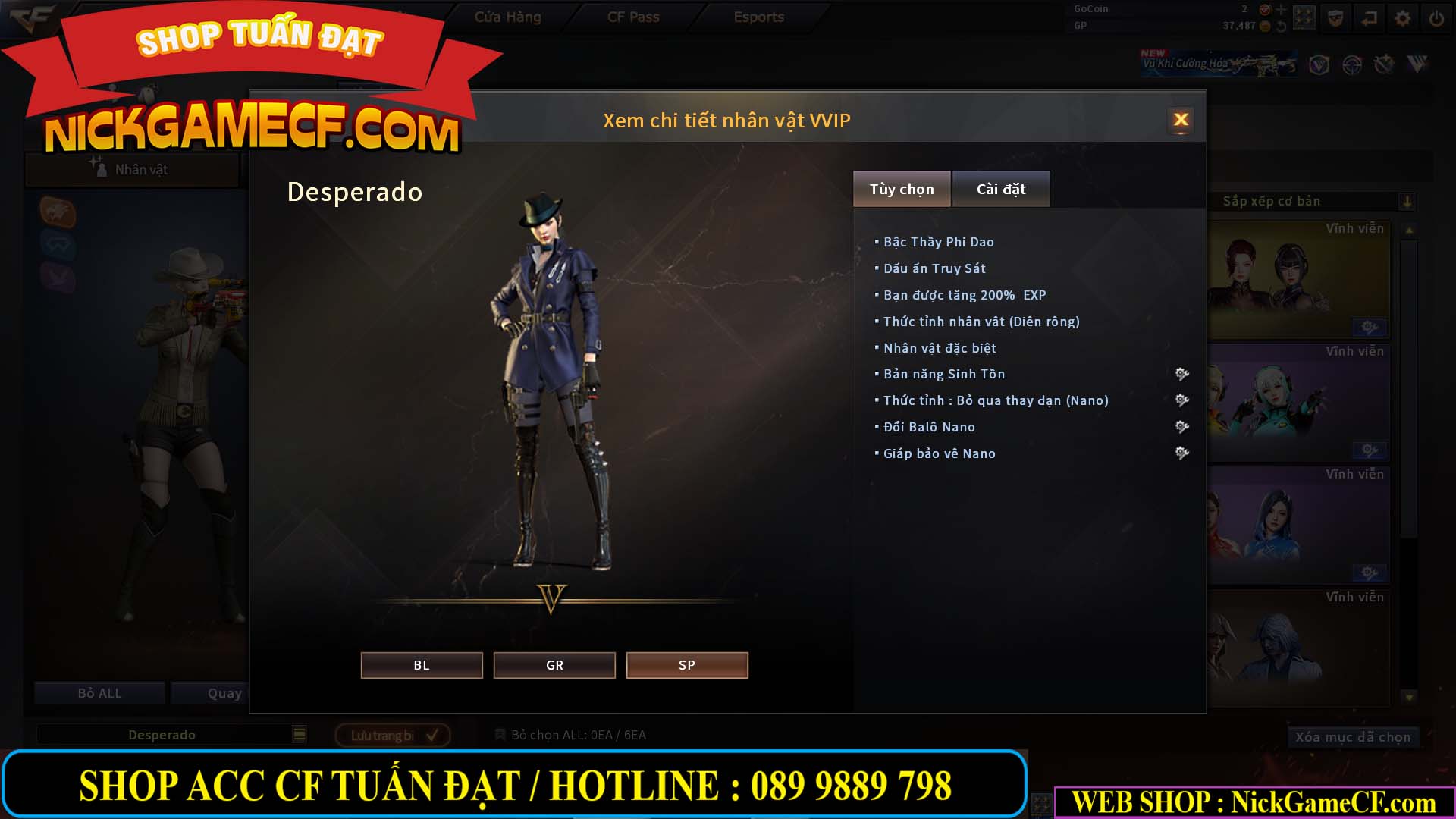 MÃ CF14957 - GIÁ : 2250K - SIÊU XINH - 18 VIP - VIP4