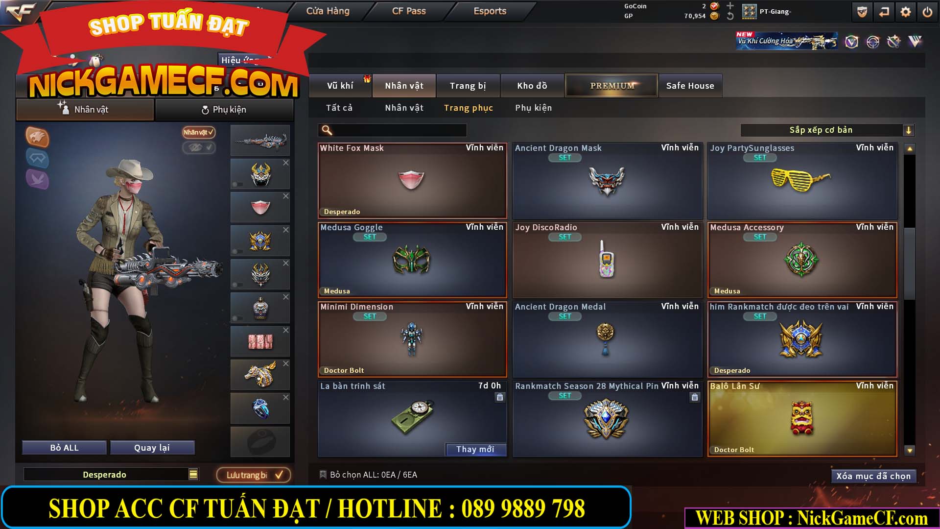 MÃ CF14957 - GIÁ : 2250K - SIÊU XINH - 18 VIP - VIP4