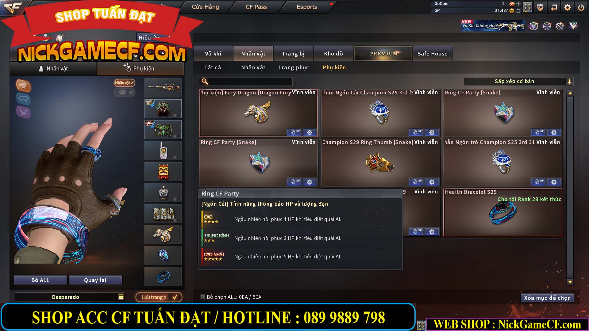 MÃ CF14957 - GIÁ : 2250K - SIÊU XINH - 18 VIP - VIP4