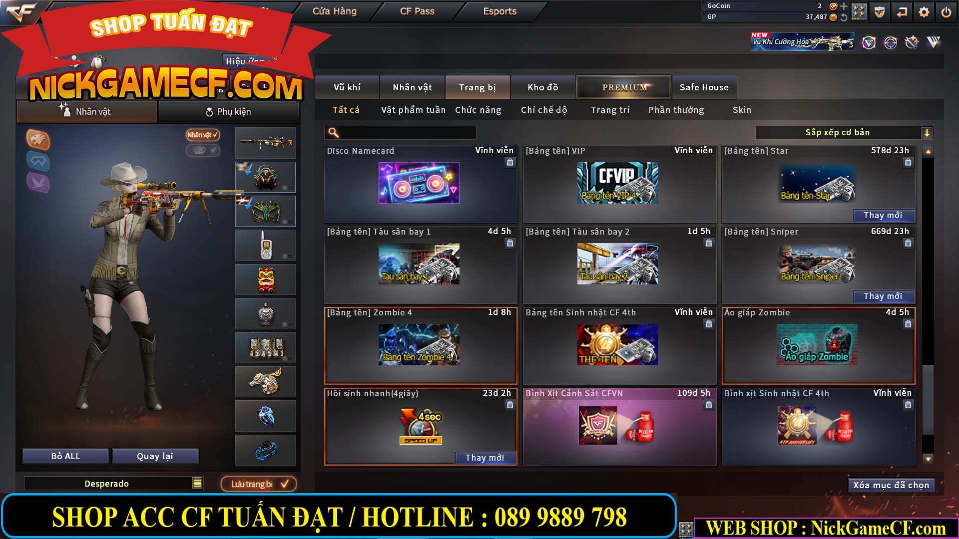 MÃ CF14957 - GIÁ : 2250K - SIÊU XINH - 18 VIP - VIP4